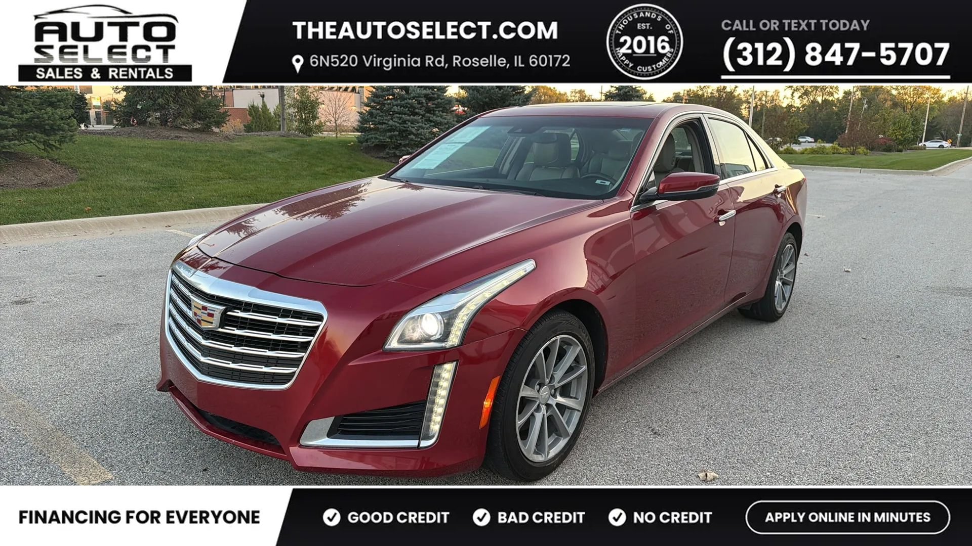 Used 2017 Cadillac CTS Luxury AWD/4WD image 1