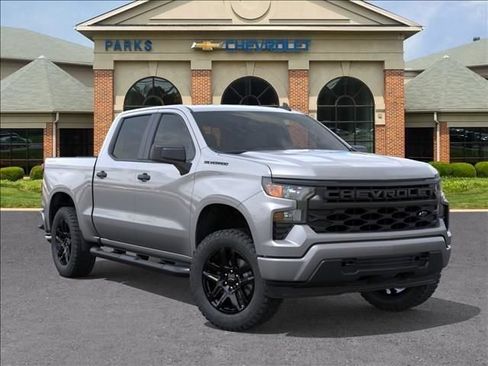 New 2026 Chevrolet Silverado 1500 Custom w/ Turbomax Blackout Package AWD/4WD image 8