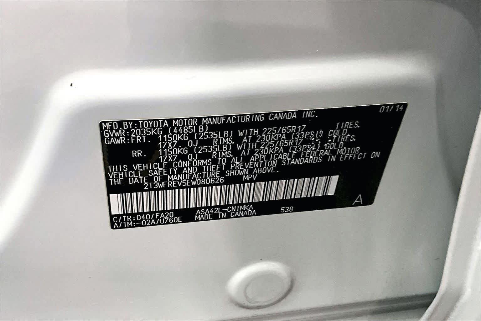 Used 2014 Toyota RAV4 XLE FWD image 36