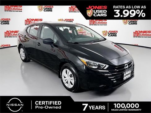 Certified 2025 Nissan Versa S w/ Trunk Package FWD image 1