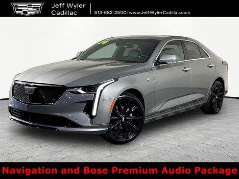 Used 2024 Cadillac CT4 Luxury w/ LPO, ONYX Package AWD/4WD image 1