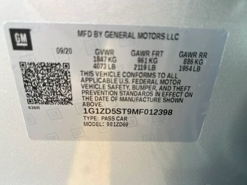 Used 2021 Chevrolet Malibu LT FWD image 31