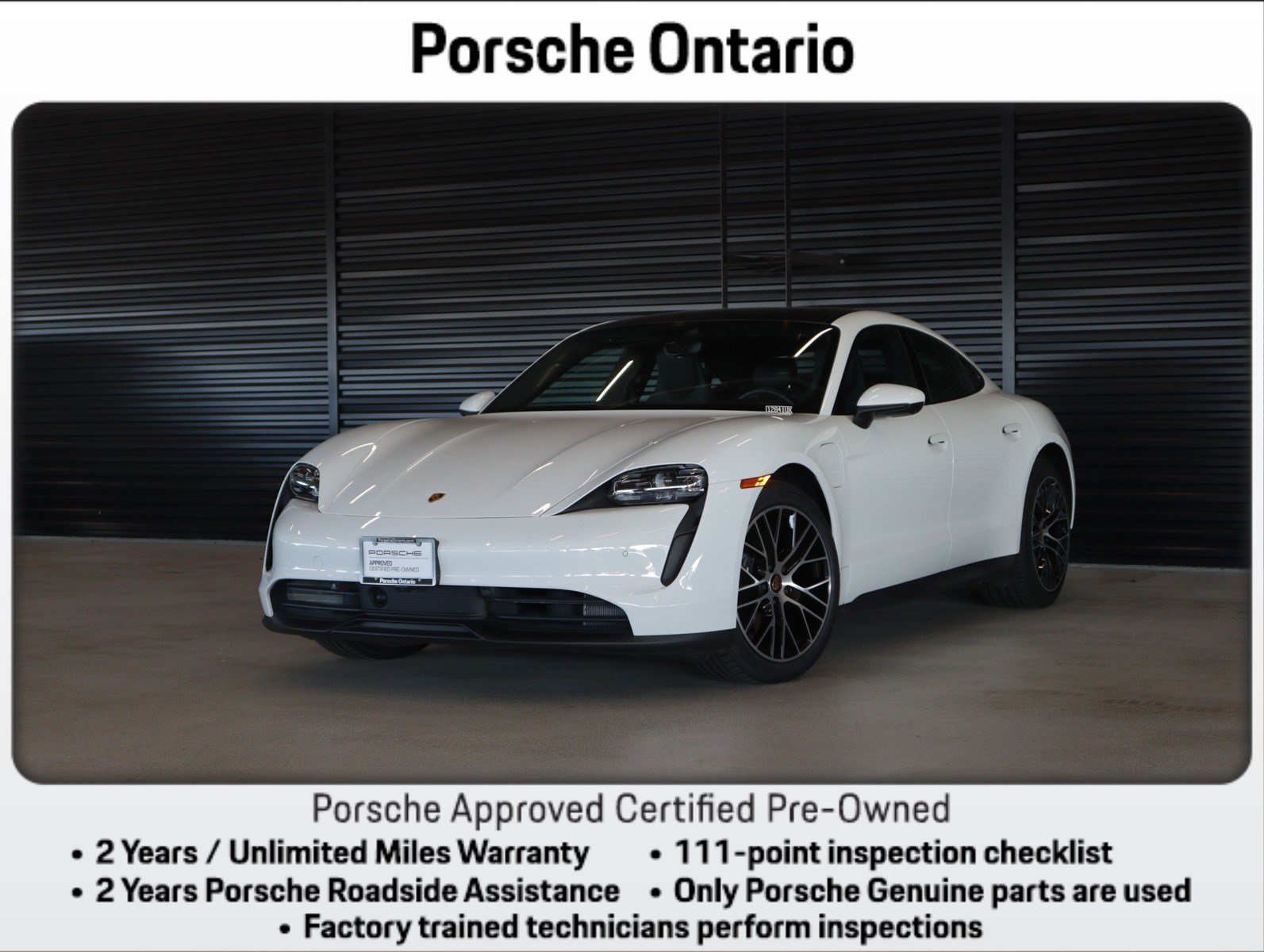 Certified 2024 Porsche Taycan RWD image 1