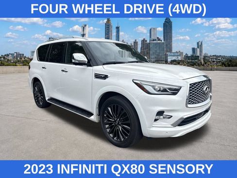 Used 2023 INFINITI QX80 Sensory w/ Cargo Package AWD/4WD image 1