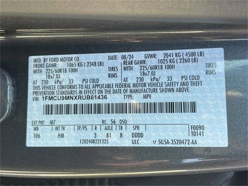 Used 2024 Ford Escape ST-Line image 37