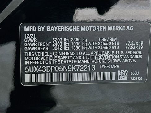 Used 2022 BMW X3 sDrive30i w/ Convenience Package RWD image 40