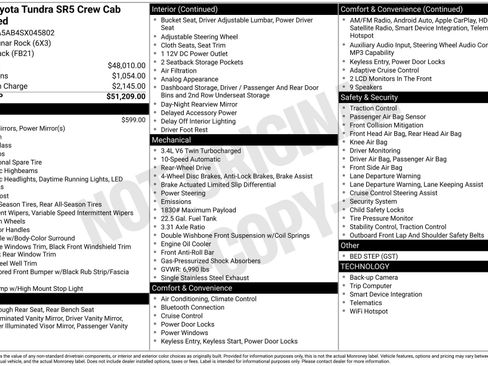 Used 2025 Toyota Tundra SR5 image 24