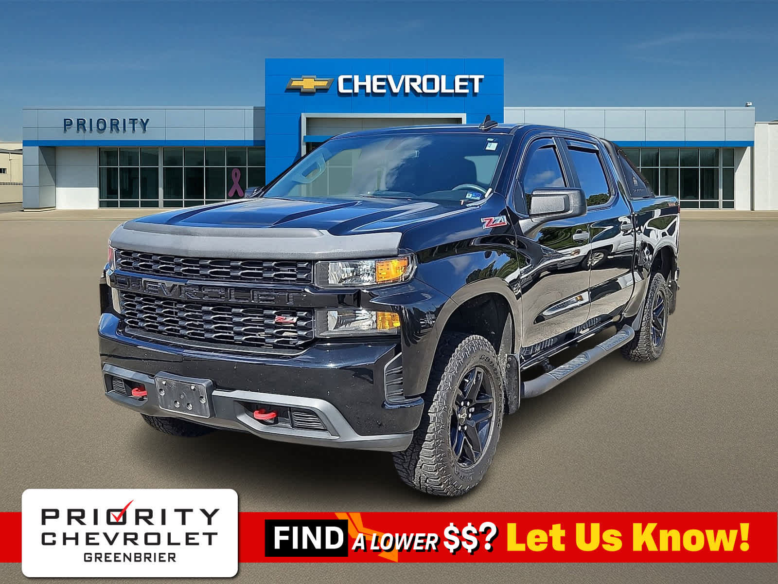 Used 2021 Chevrolet Silverado 1500 Custom Trail Boss w/ Midnight Edition AWD/4WD image 1