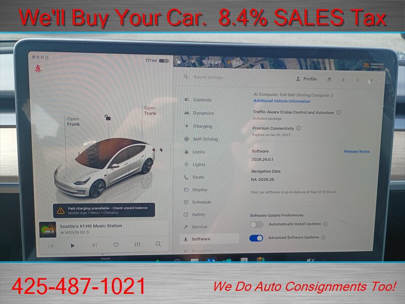 Used 2022 Tesla Model 3 Long Range AWD/4WD image 30
