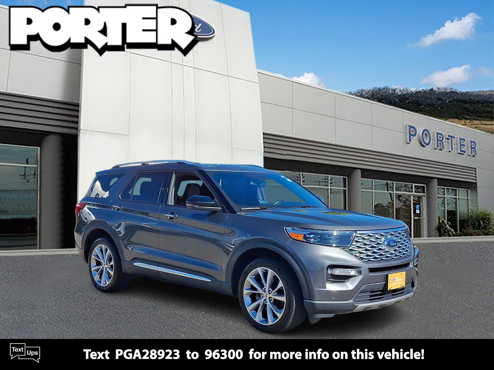 Certified 2023 Ford Explorer Platinum w/ Technology Package AWD/4WD image 1