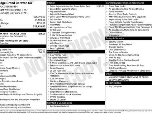 Used 2014 Dodge Grand Caravan SXT w/ Rear Park Assist Package FWD image 2
