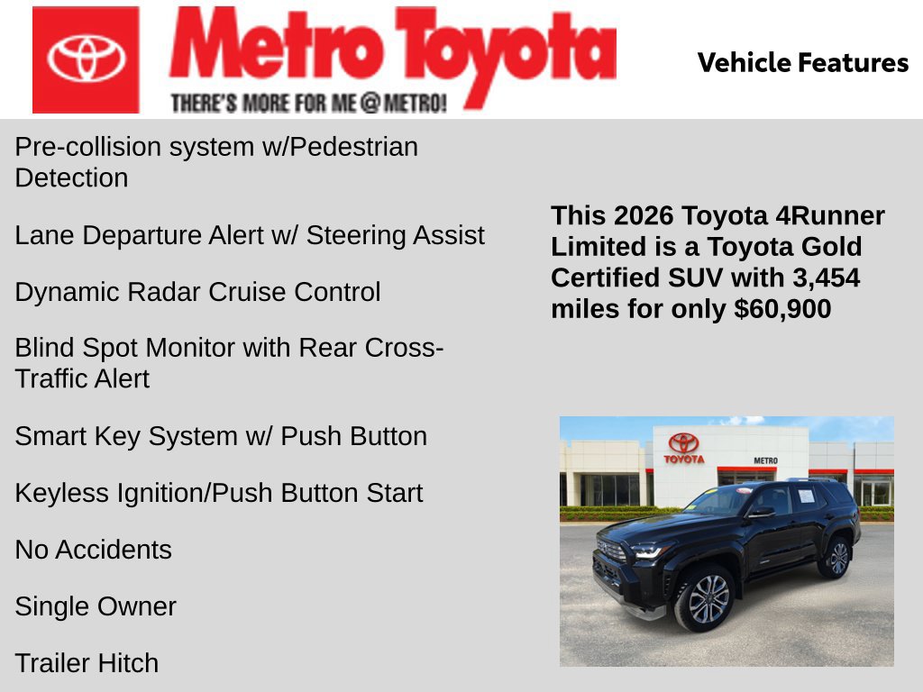Certified 2026 Toyota 4Runner Limited AWD/4WD image 11