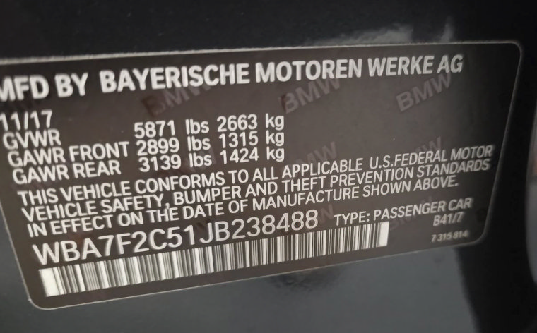Used 2018 BMW 750i xDrive AWD/4WD image 13