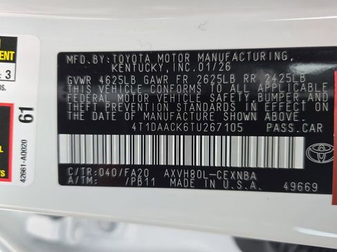 New 2026 Toyota Camry LE image 34