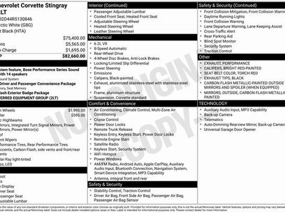 Used 2024 Chevrolet Corvette Stingray Preferred Cpe w/ 2LT