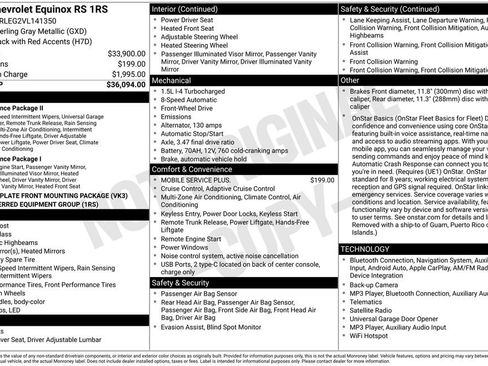 New 2027 Chevrolet Equinox RS FWD image 18
