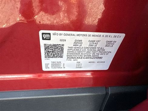 Certified 2024 Chevrolet Equinox LT w/ LPO, Floor Liner Package FWD image 32