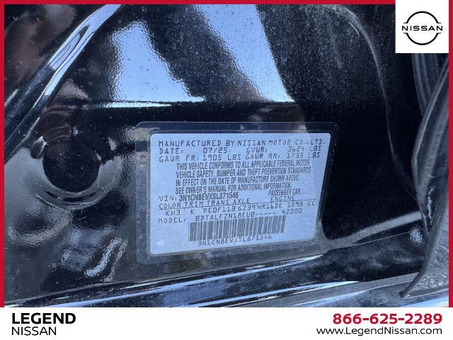 Used 2025 Nissan Versa SV w/ Trunk Package FWD image 31
