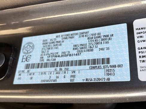 Used 2025 Ford F150 Tremor w/ Bed Utility Package AWD/4WD image 35