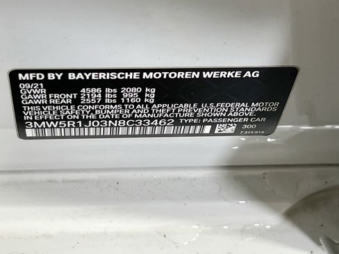 Used 2022 BMW 330i Sedan w/ Premium Package RWD image 32