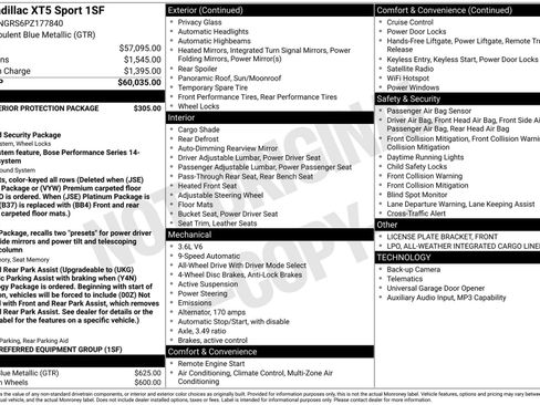 Certified 2023 Cadillac XT5 Sportv AWD/4WD image 46