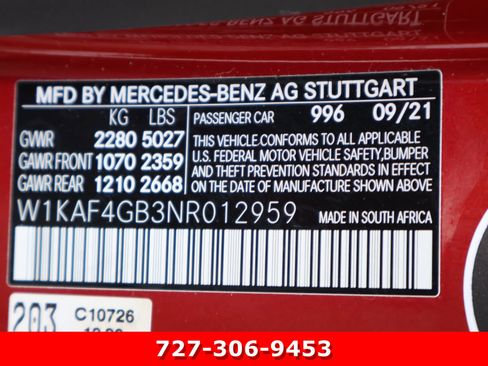 Certified 2022 Mercedes-Benz C 300 Sedan image 29