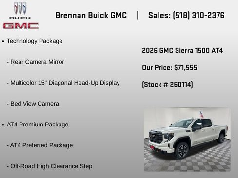 New 2026 GMC Sierra 1500 AT4 w/ AT4 Premium Package AWD/4WD image 6