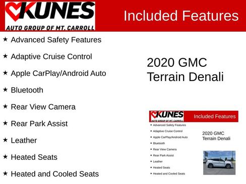 Used 2020 GMC Terrain Denali w/ Denali Premium Package AWD/4WD image 3