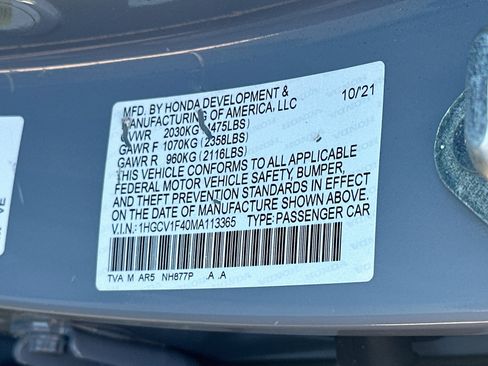 Used 2021 Honda Accord Sport Special Edition image 12