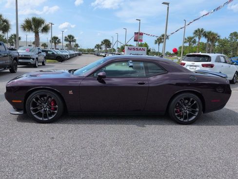 Used 2021 Dodge Challenger R/T Scat Pack w/ Carbon/Suede Interior Package RWD image 8