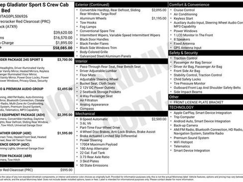 Used 2023 Jeep Gladiator Sport image 2