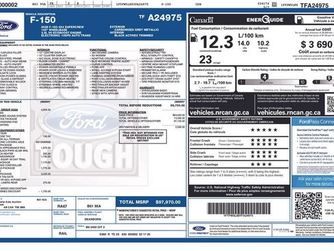Used 2026 Ford F150 Lariat w/ Equipment Group 502A High AWD/4WD image 4