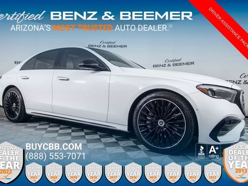 Used 2025 Mercedes-Benz E 450 4MATIC Sedan w/ Driver Assistance Package image 1