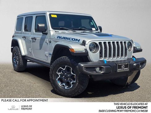 Used 2023 Jeep Wrangler Unlimited Rubicon 4xe w/ Cold Weather Group AWD/4WD image 1