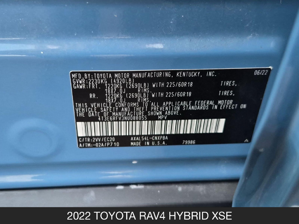 Used 2022 Toyota RAV4 XSE AWD/4WD image 26