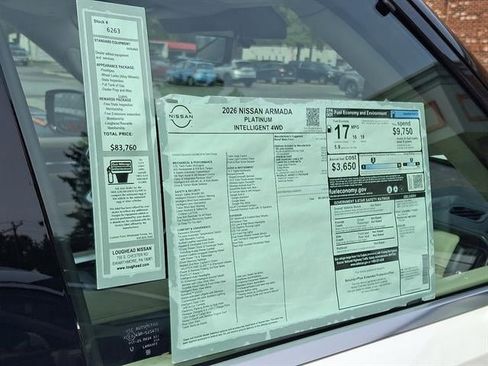 New 2026 Nissan Armada Platinum image 3