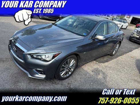 Used 2018 INFINITI Q50 Luxe w/ Cargo Package (L95) AWD/4WD image 1