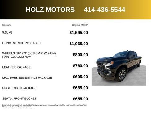 Used 2026 Chevrolet Silverado 1500 RST w/ Convenience Package II AWD/4WD image 5
