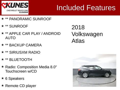 Used 2018 Volkswagen Atlas Launch Edition image 2
