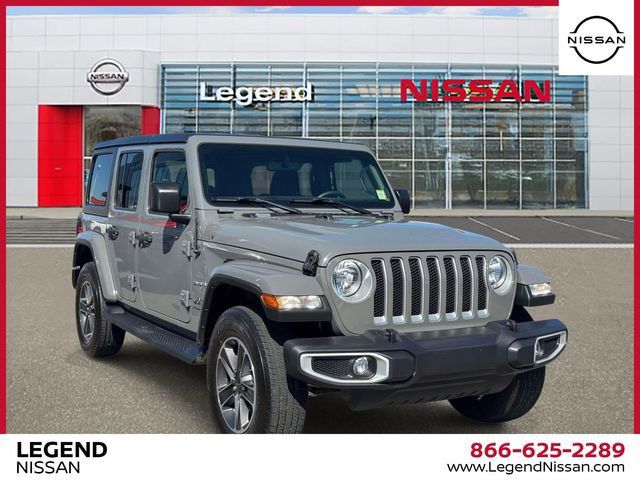 Used 2023 Jeep Wrangler Unlimited Sahara w/ Cold Weather Group AWD/4WD image 1