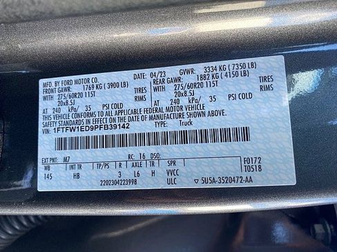 Certified 2023 Ford F150 Lariat w/ Equipment Group 502A High image 68