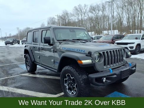Used 2023 Jeep Wrangler Unlimited Rubicon 4xe w/ Steel Bumper Group image 4
