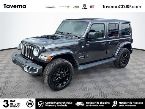 Used 2021 Jeep Wrangler Unlimited Sahara w/ Cold Weather Group AWD/4WD image 1