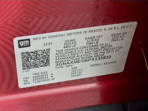 Used 2023 Chevrolet Equinox RS w/ RS Leather Package image 39