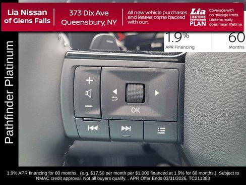 New 2026 Nissan Pathfinder Platinum image 19