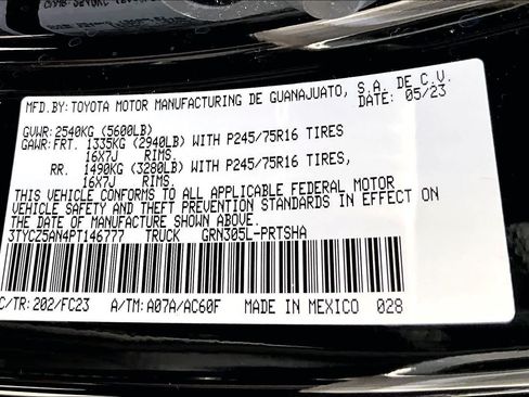 Used 2023 Toyota Tacoma SR5 AWD/4WD image 36