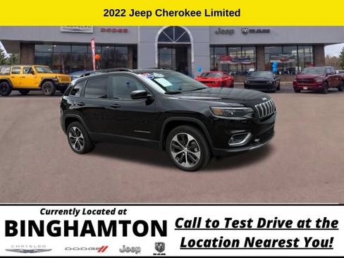 Used 2022 Jeep Cherokee Limited w/ Elite Package AWD/4WD image 1