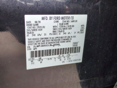 Used 2020 Lincoln Nautilus Reserve FWD image 34