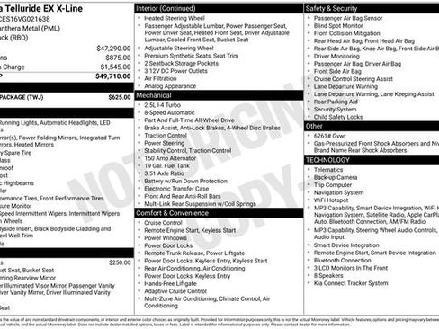 New 2027 Kia Telluride EX X-Line w/ Towing Package AWD/4WD image 24