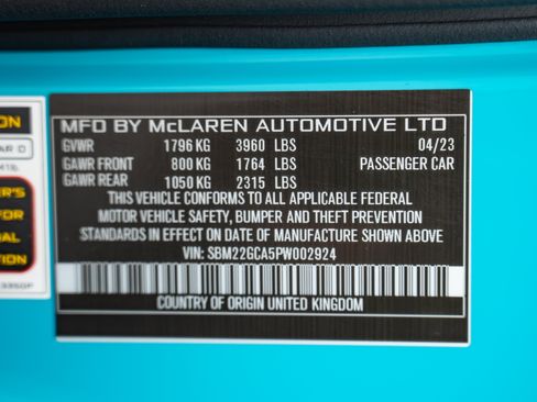 Used 2023 McLaren GT RWD image 20